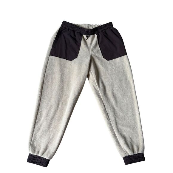 Outdoor Voices Primo Fleece Joggers Lounge Pants size S Cream - Picture 2 of 8